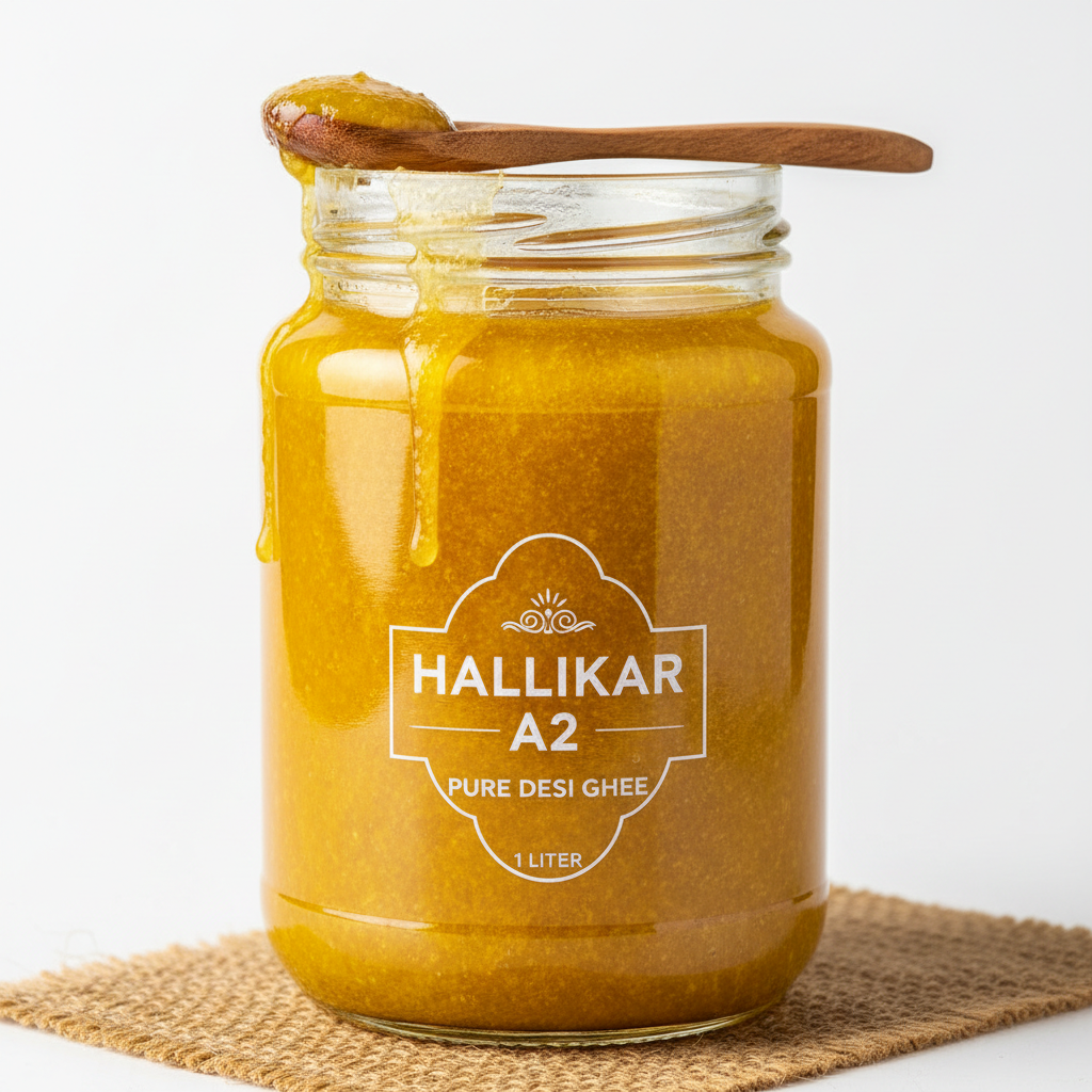 pure a2 hallikar cow ghee 1ltr